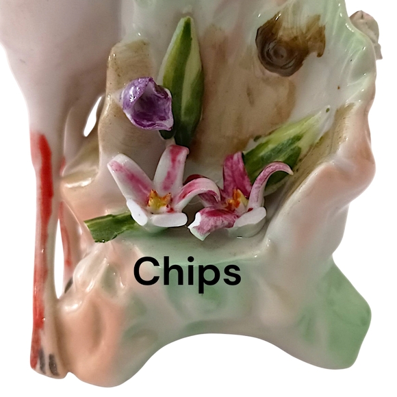 Vtg Flamingo MINI Vase Planter Japan Porcelain Succulent Air Plants Kitschy READ - Picture 4 of 16